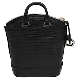 Louis Vuitton-LOUIS VUITTON Epi Mini Lockit Charm Black LV Auth bs21489-Black