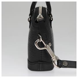 Louis Vuitton-LOUIS VUITTON Epi Mini Lockit Charm Black LV Auth bs21489-Black