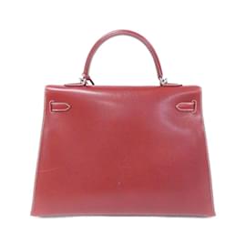 Hermès-Hermes Kelly 35cm Handbag-Red