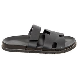 Hermès Chypre Sandals Black