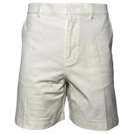 Valentino Garavani-Valentino Shorts in White Cotton-White,Cream