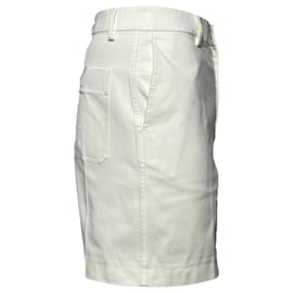 Valentino Garavani-Valentino Shorts in White Cotton-White,Cream