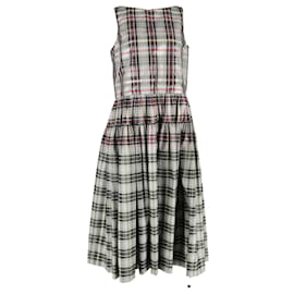 Autre Marque-Molly Goddard Check-Pattern Sleeveless Dress In Multicolor Polyester-Other