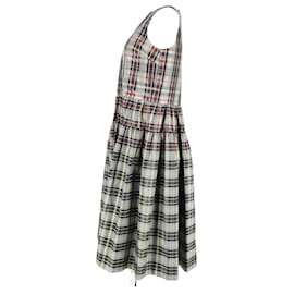 Autre Marque-Molly Goddard Check-Pattern Sleeveless Dress In Multicolor Polyester-Other