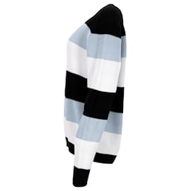 Sandro-Sandro Paris Knitted Stripe Sweater in Multicolor Wool-Multiple colors