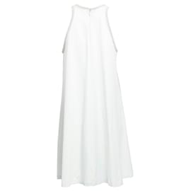 Balenciaga-2015 Light Blue Preowned A-line/Tent Mini Dress With Embellished Hems-Blue