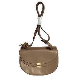 Chloé Bolsa Mini Georgia Chloe em couro marrom Marrom