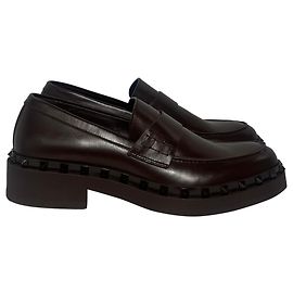 Mocassini Valentino Garavani Rockstud M-Way in pelle marrone Marrone