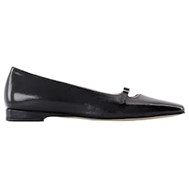 Autre Marque-Emilie Ballerinas - Carel - Leather - Black-Black