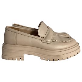 Mocassini Chunky Gianvito Rossi in pelle nuda Marrone Carne