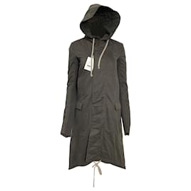 Rick Owens-Rick Owens Fishtail Parka in Olive Cotton-Green,Olive green