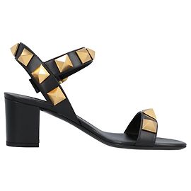 Valentino Garavani Sandali Valentino Roman Stud Neri Nero