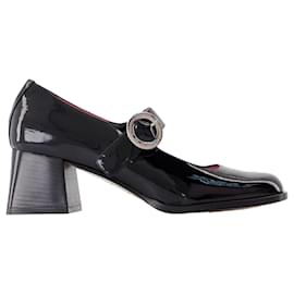 Autre Marque-Carmen Pumps - Carel - Leather - Black-Black