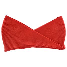 Écharpe Joseph en cachemire rouge Rouge