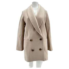 SéZane-SEZANE Coats T.FR 36 Wool-Beige