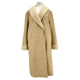 Autre Marque-LOULOU STUDIO Coats T.International S Shearling-Beige