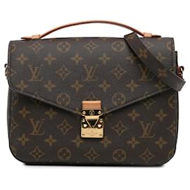 Louis Vuitton-Louis Vuitton Brown Monogram Pochette Metis-Brown