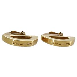 Céline CELINE Earring metal Gold Auth bs21524 Golden
