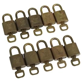 Louis Vuitton-LOUIS VUITTON Padlock 10set metal Gold Tone LV Auth ar13162-Other