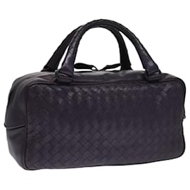 Autre Marque-BOTTEGA VENETA INTRECCIATO Hand Bag Leather Purple 200666 Auth FF3951-Purple
