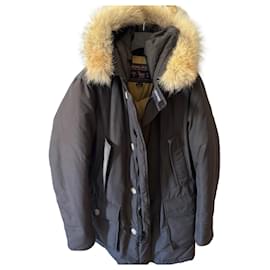 Woolrich-Men Coats Outerwear-Dark grey
