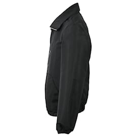 Alexander Mcqueen-Alexander McQueen Zipped Jacket in Black Nylon-Black
