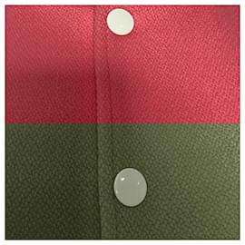 Céline- Celine x Scott Reeder Varsity Jacket in Pink Wool-Pink