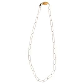 Autre Marque- Alighieri L'incognito Paperclip Chain Necklace in Gold Metal-Golden