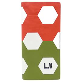 Louis Vuitton-Louis Vuitton Epi Portefeuille Brazza Wallet-Red