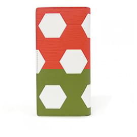 Louis Vuitton-Louis Vuitton Epi Portefeuille Brazza Wallet-Red