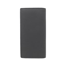 Louis Vuitton-Louis Vuitton LV Aerogram Portefeuille Brazza Wallet-Black