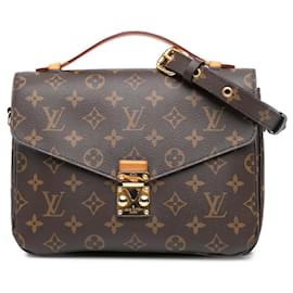 Louis Vuitton-Louis Vuitton Brown Monogram Pochette Metis-Brown