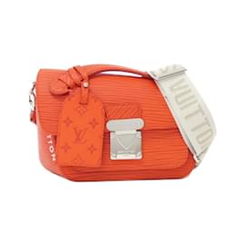 Louis Vuitton-Louis Vuitton Epi XL Monceau Distorted Bag-Red,Orange