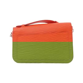 Louis Vuitton-Louis Vuitton Epi XL Monceau Distorted Bag-Red,Orange