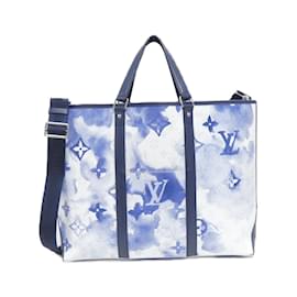 Louis Vuitton-Louis Vuitton Watercolor Monogram Weekend Tote GM M45755-Blue
