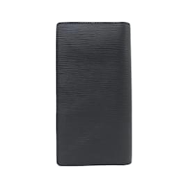 Louis Vuitton-Louis Vuitton Epi Portefeuille Brazza Wallet-Black