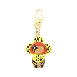 Louis Vuitton-Louis Vuitton Porte Cle Vivienne Infinity Dot Keyring-Golden,Yellow
