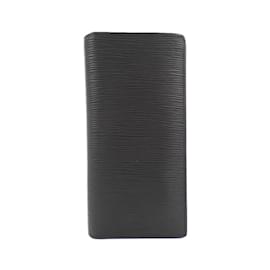 Louis Vuitton-Louis Vuitton Epi Portefeuille Brazza M60622 Wallet-Black