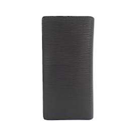 Louis Vuitton-Louis Vuitton Epi Portefeuille Brazza M60622 Wallet-Black