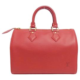 Louis Vuitton-Louis Vuitton Epi Speedy Boston Bag-Red
