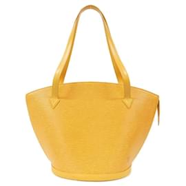 Louis Vuitton-Louis Vuitton Epi Saint Jacques Shopping Shoulder Bag-Yellow