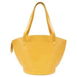 Louis Vuitton-Louis Vuitton Epi Saint Jacques Shopping Shoulder Bag-Yellow