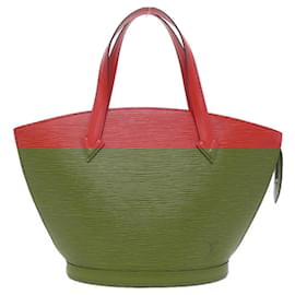 Louis Vuitton-Louis Vuitton Epi Saint Jacques M52277 Handbag-Red