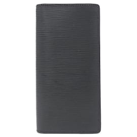 Louis Vuitton-Louis Vuitton Epi Portefeuille Brazza M60622 Wallet-Black