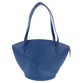 Louis Vuitton-Louis Vuitton Epi Saint Jacques Shopping Shoulder Bag-Blue