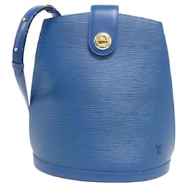 Louis Vuitton-Louis Vuitton Epi Cluny M52255 Shoulder Bag-Blue