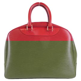 Louis Vuitton-Louis Vuitton Epi Deauville Handbag-Red