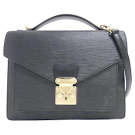 Louis Vuitton-Louis Vuitton Epi Monceau 28cm Handbag-Black