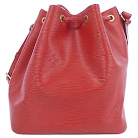 Louis Vuitton-Louis Vuitton Epi Petit Noe M44107 Shoulder Bag-Red