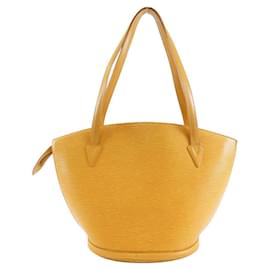 Louis Vuitton-Louis Vuitton Epi Saint Jacques Shopping Shoulder Bag-Yellow